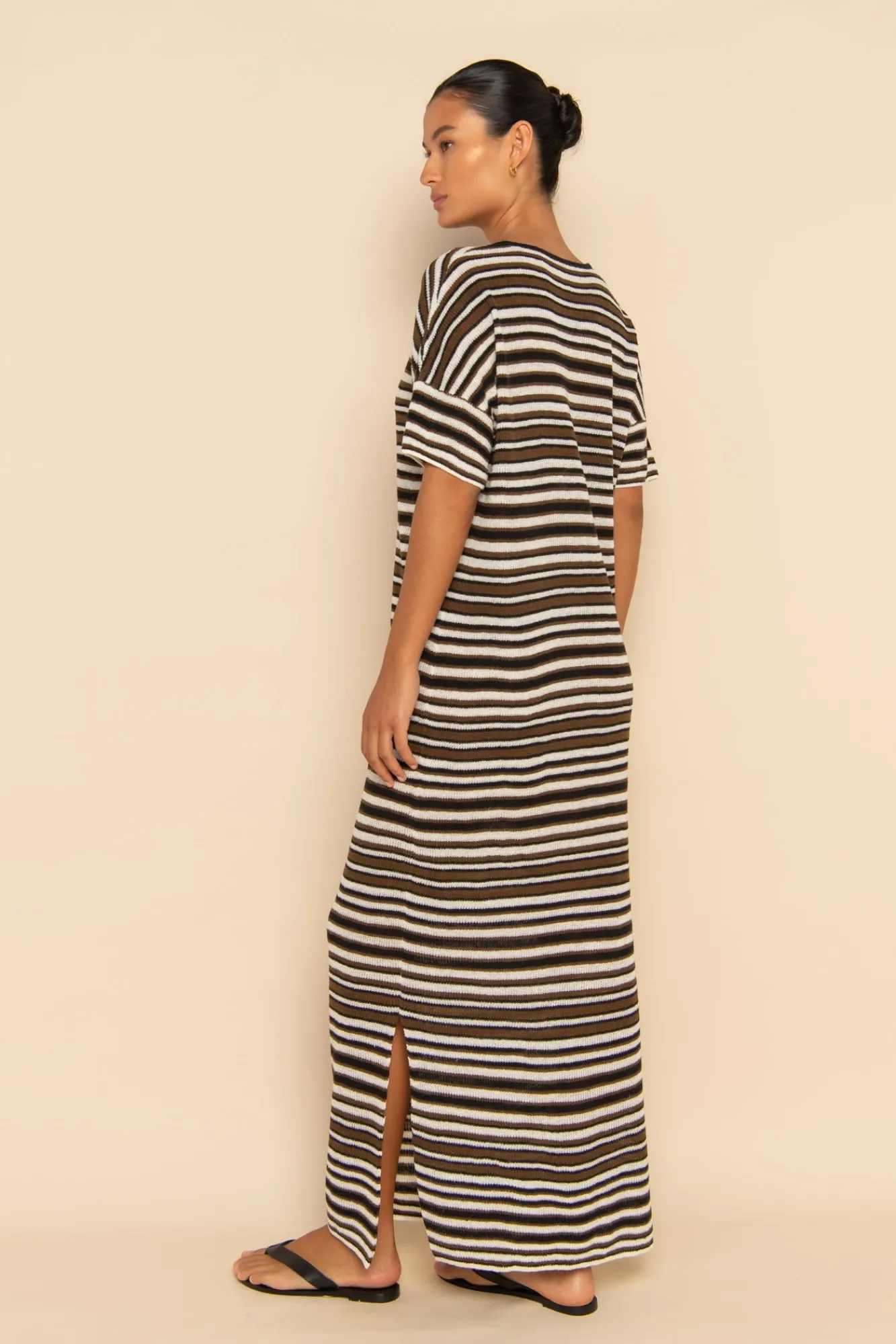 ELCE Swim Paradis|Dresses-AURA MAXI DRESS - DESERT STRIPE