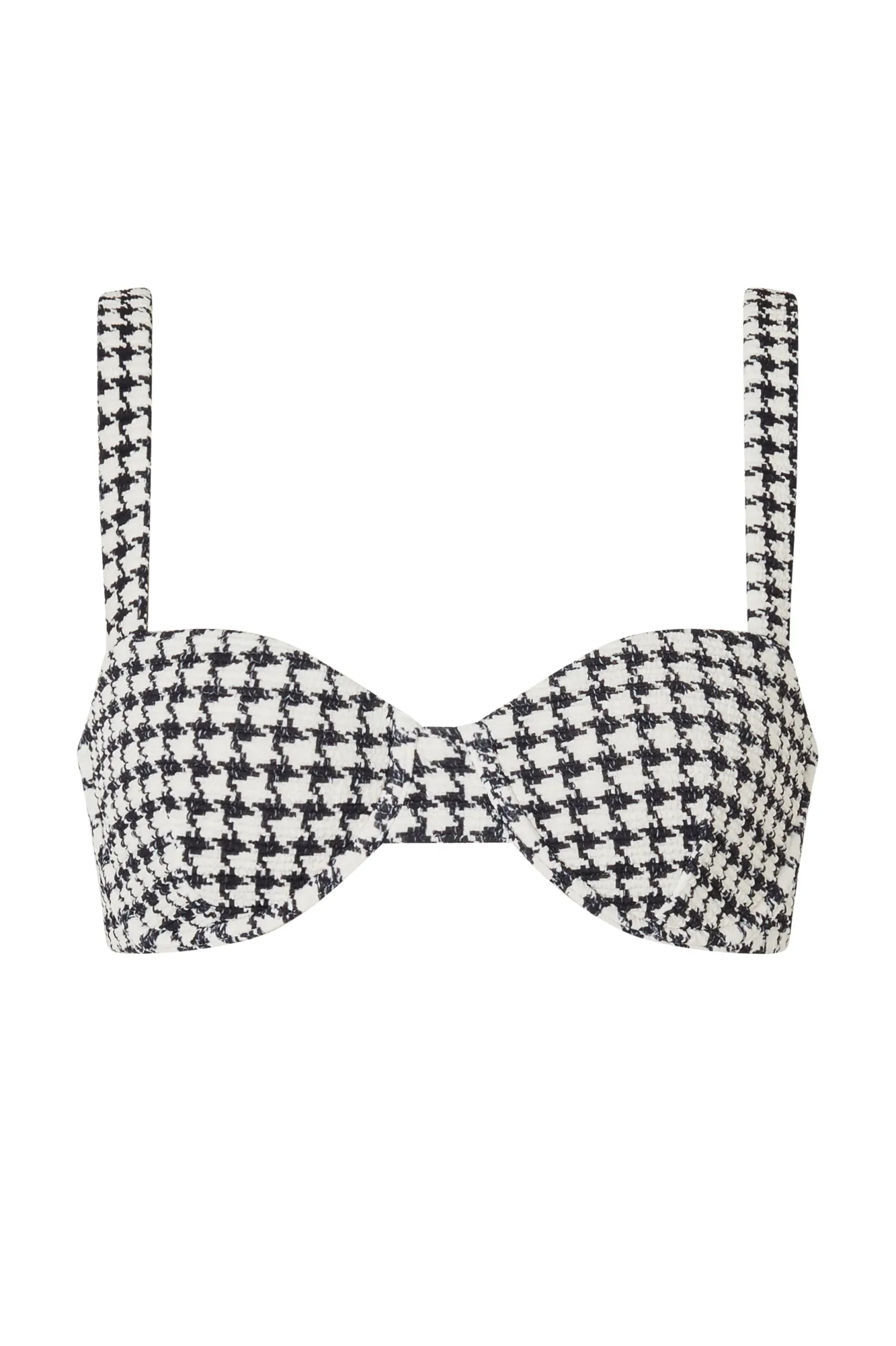 ELCE Swim Swim Tops|Escape-ESCAPE BRACUP TOP - HOUNDSTOOTH