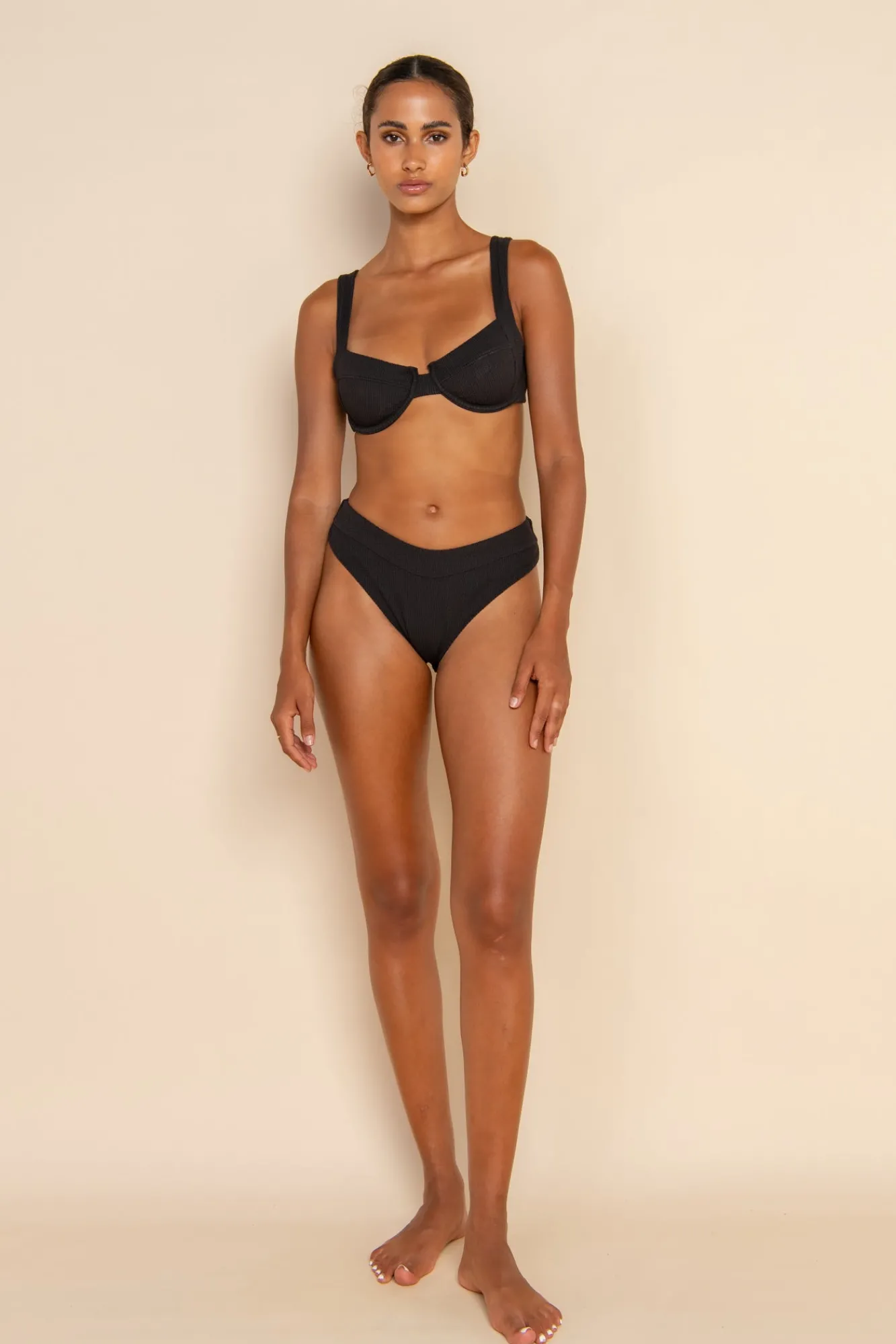 ELCE Swim Swim Bottoms-INDIE BOTTOM - BLACK