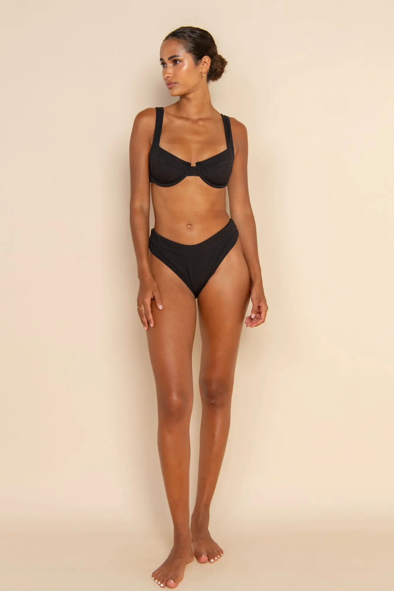 ELCE Swim Swim Bottoms-INDIE BOTTOM - BLACK