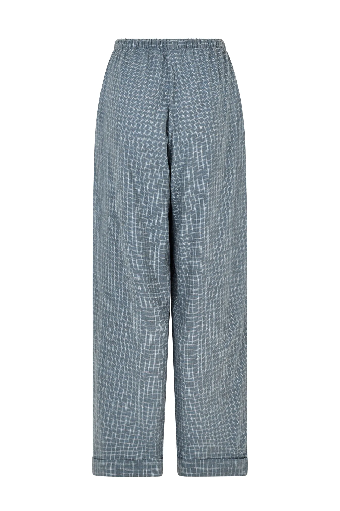ELCE Swim Bottoms-ISLA PANT - BLUE CHECK