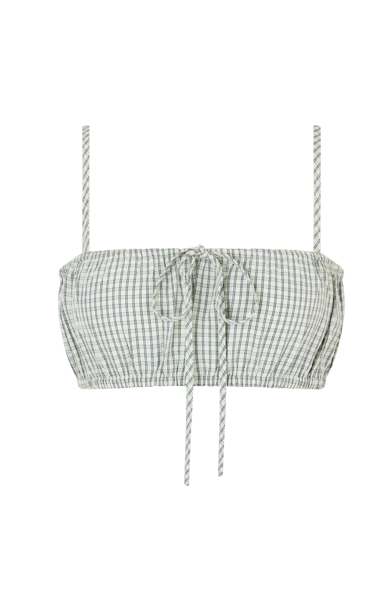 ELCE Swim Tops|Holiday Capsule-JACQUES BRALETTE - INK CHECK