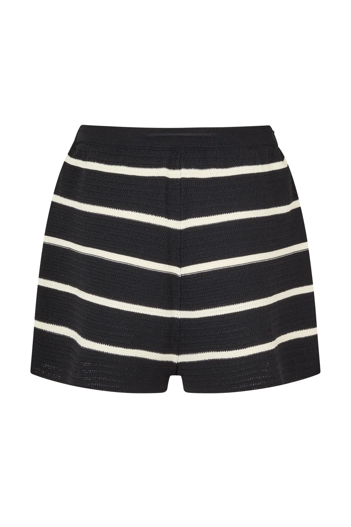ELCE Swim Selalu|Bottoms-JONI KNIT SHORT - BLACK/WHITE STRIPE