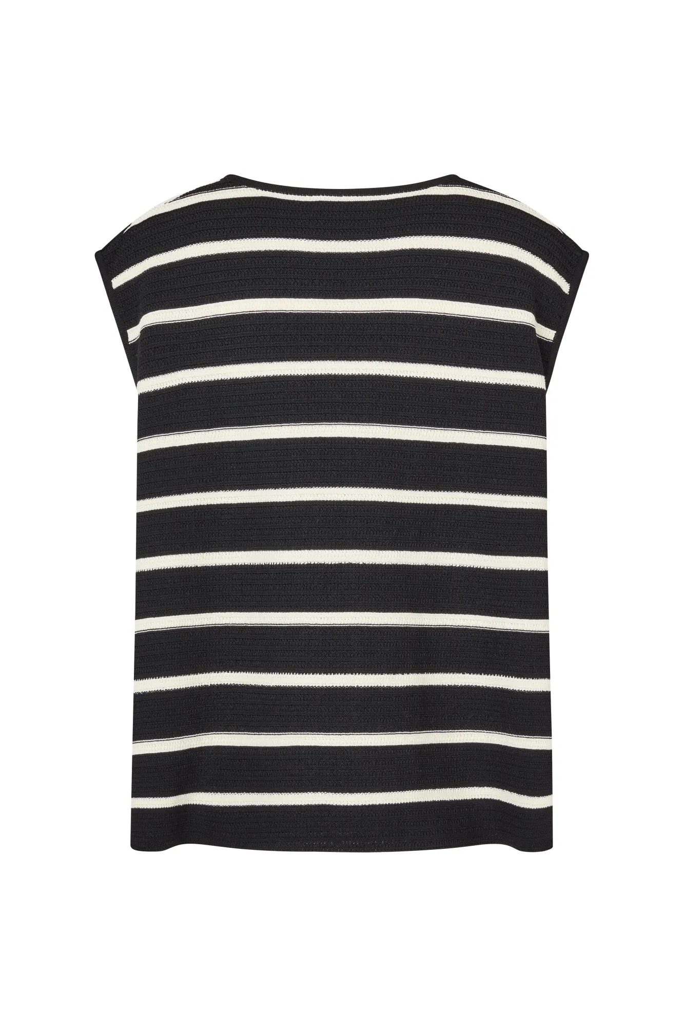 ELCE Swim Selalu|Tops-JONI KNIT TANK - BLACK/WHITE STRIPE