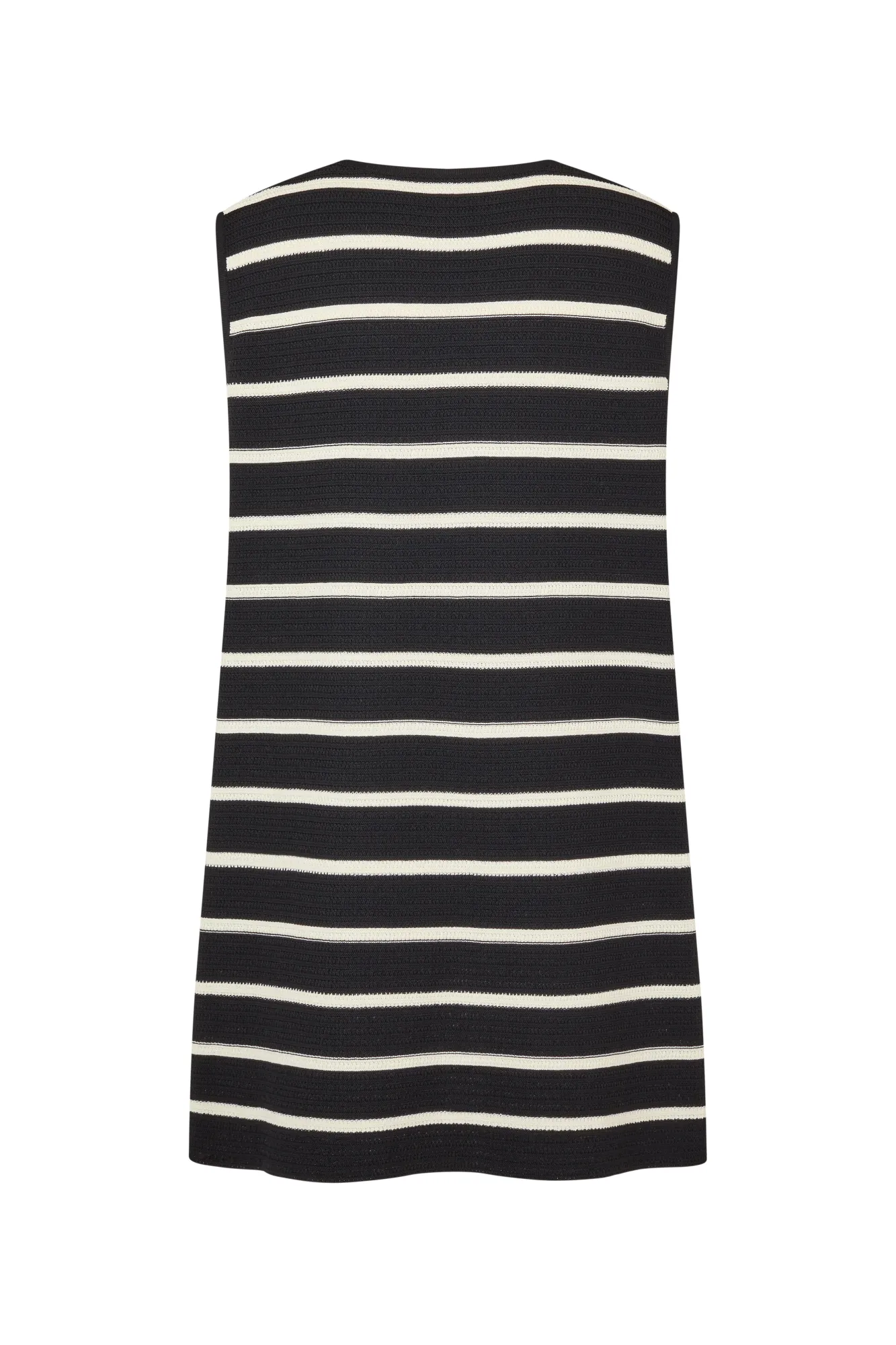 ELCE Swim Selalu|Dresses-JONI MINI DRESS - BLACK/WHITE STRIPE