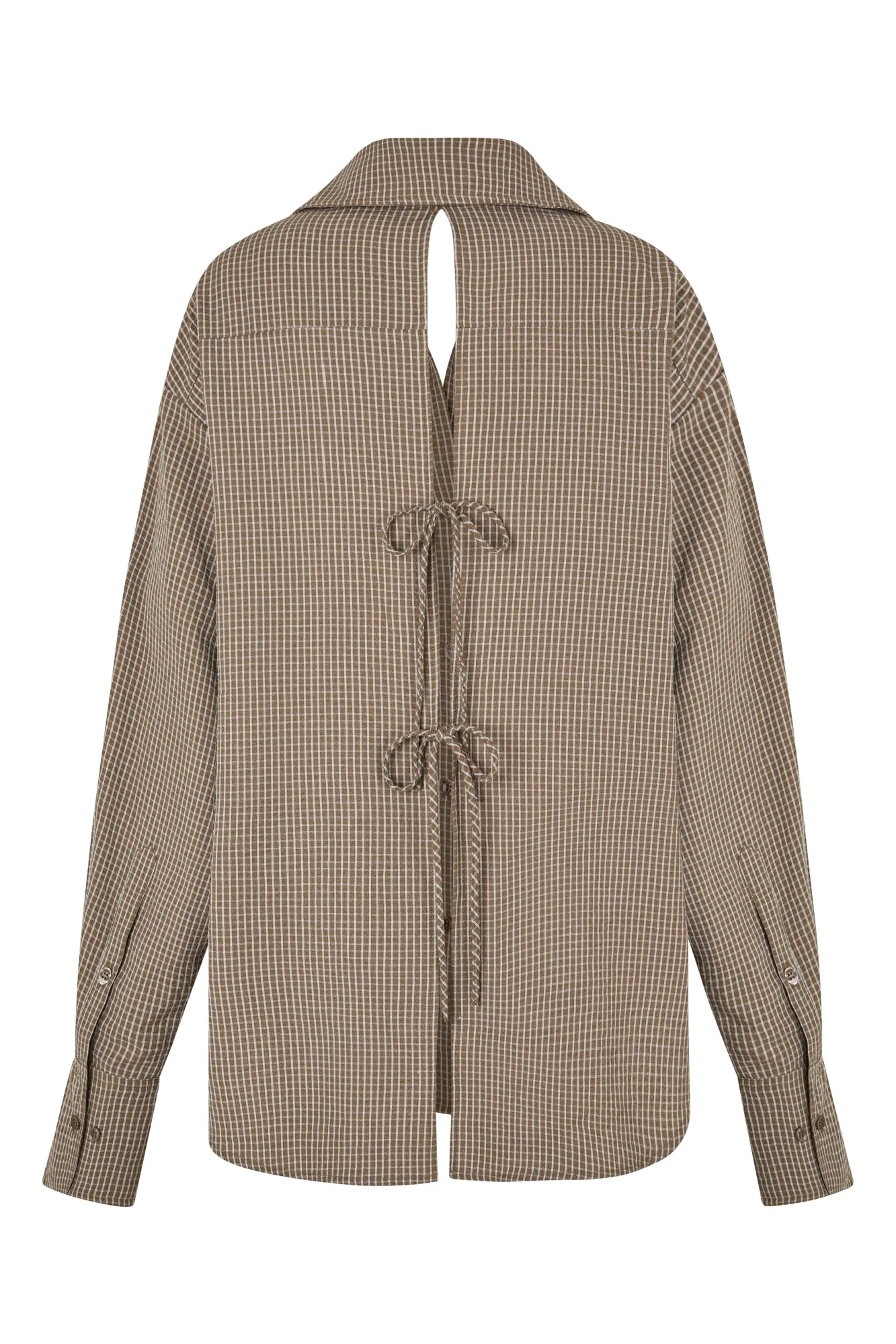 ELCE Swim Selalu|Tops-JOSEFINA SHIRT - ESPRESSO