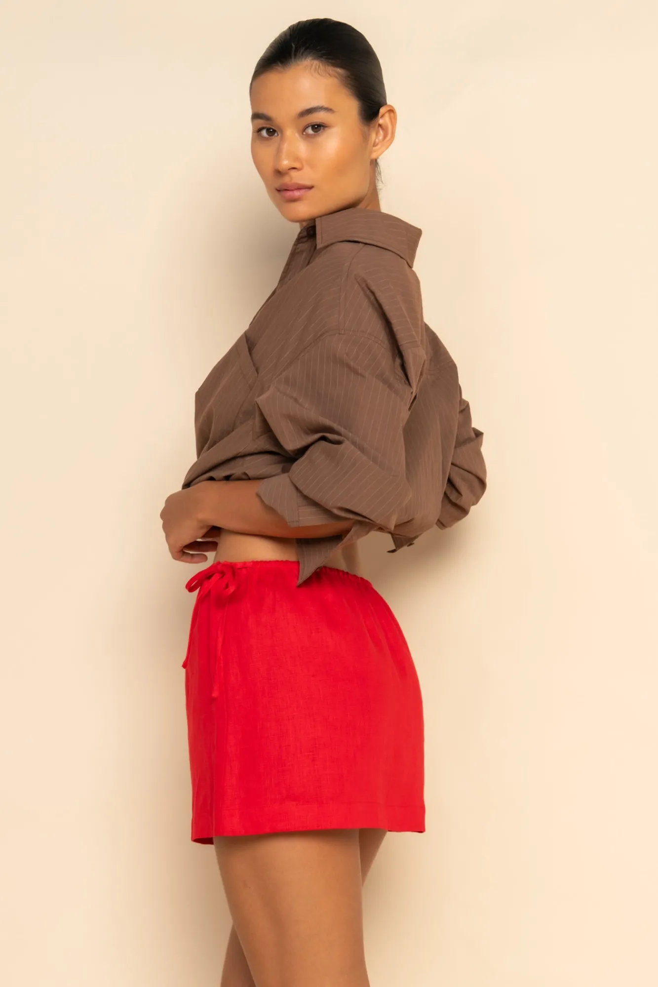 ELCE Swim Selalu|Bottoms-LOTTIE MINI SKIRT- CHERRY