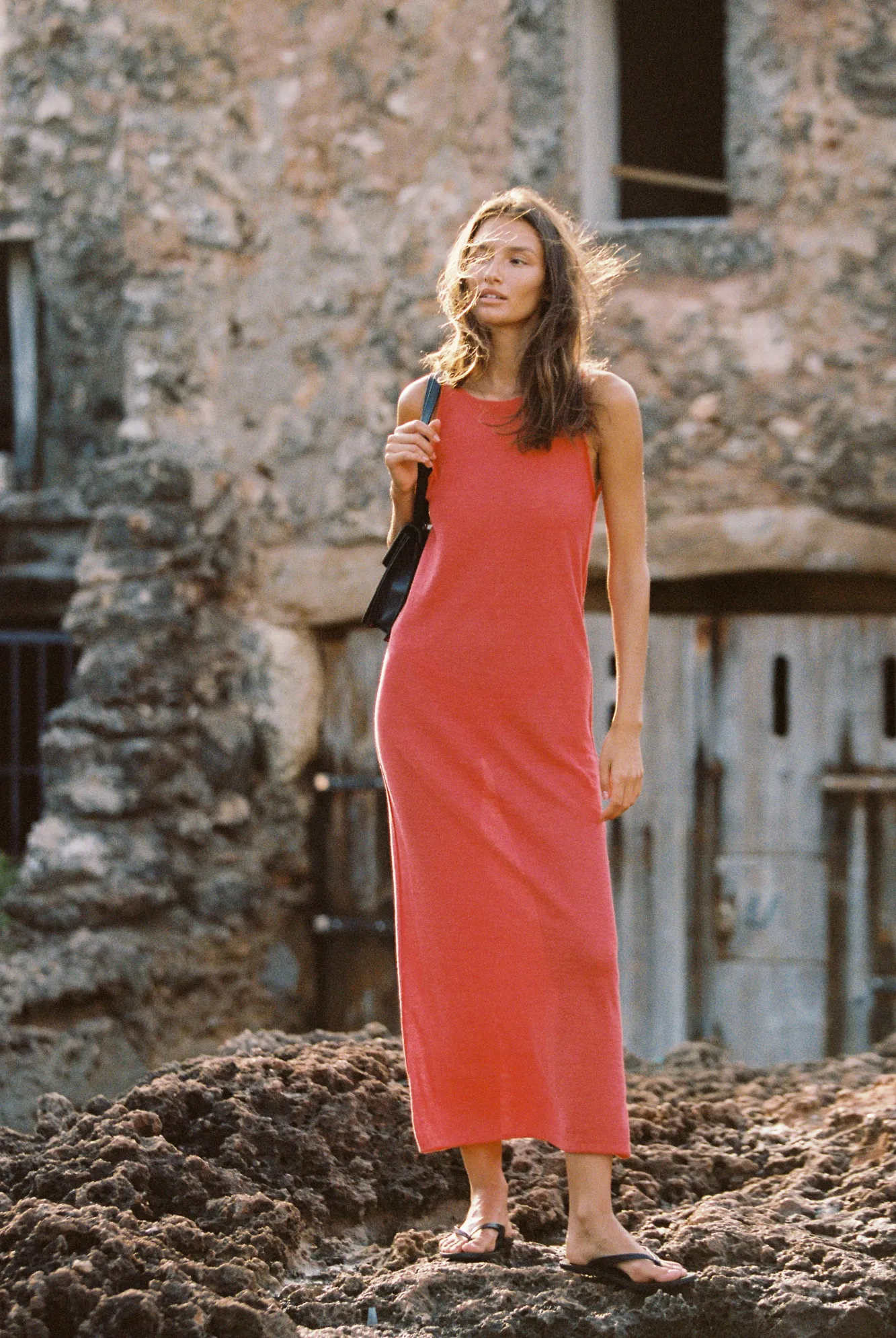 ELCE Swim Paradis|Dresses-SORAYA DRESS - RED